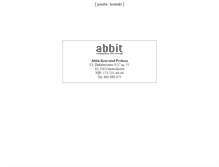 Tablet Screenshot of abbit.pl